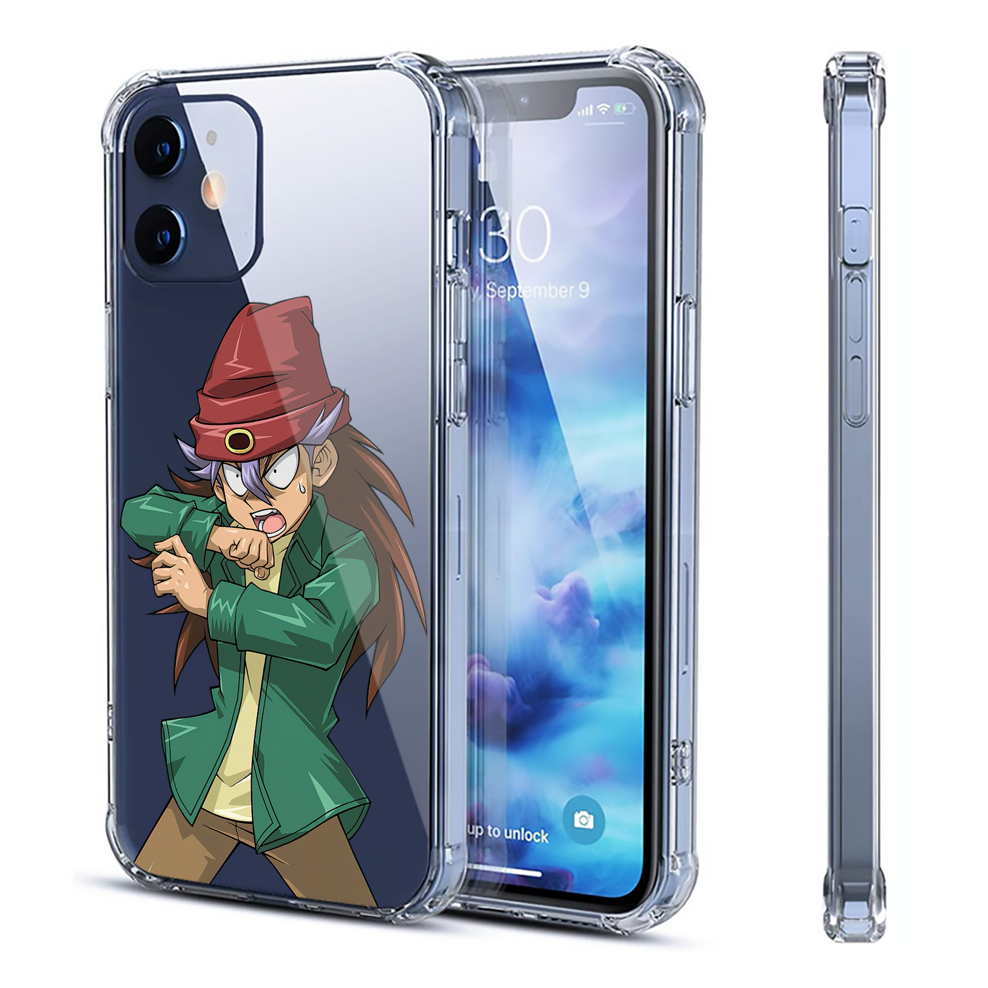 （画像用） 遊☆戯☆王 Yu-Gi-Oh! 【iPhone 12シリーズ対応】透明スマホケース（クリアソフトケース）